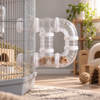 Modularer Transparenter Hamstertunnel -  VarioTunnel