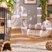 Modularer Transparenter Hamstertunnel -  VarioTunnel