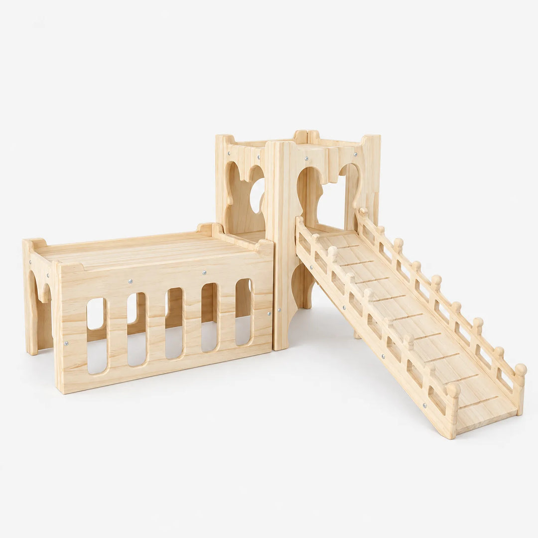 Modulares Kaninchenhaus Mit Rampe -  PawPalace