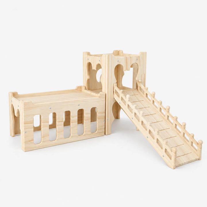 Modulares Kaninchenhaus Mit Rampe -  PawPalace