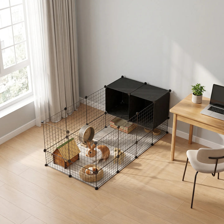 Modulares Kleintiergehege Für Drinnen -  ModuHabitat
