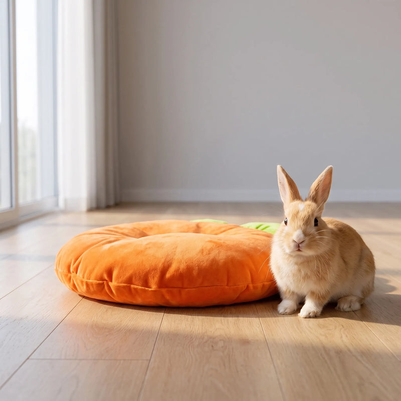 Möhrenförmiges Kleintierbett -  CarrotSnug