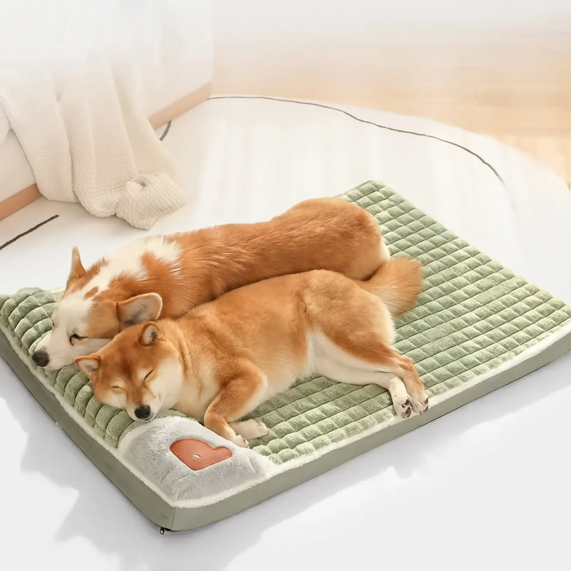 Orthopädisches Hundebett Mit Abnehmbarem Bezug -  Slumberpad