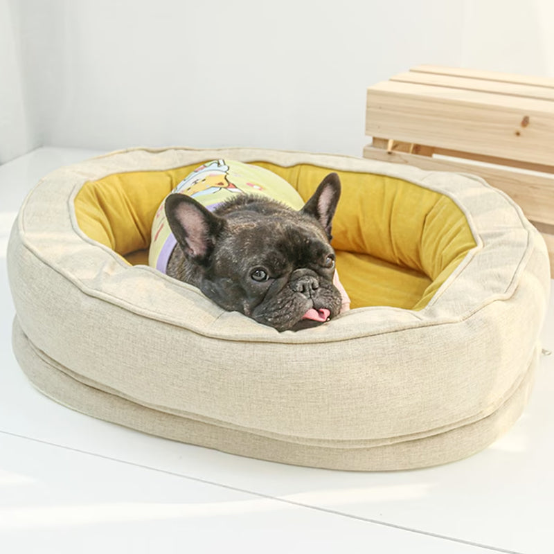 Orthopädisches Hundebett Mit Rand -  Lumexx