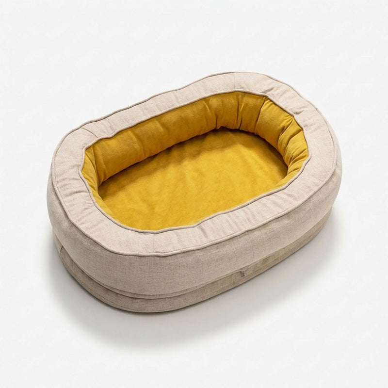 Orthopädisches Hundebett Mit Rand -  Lumexx