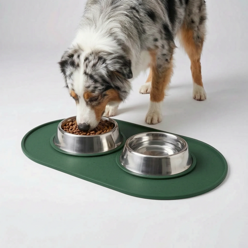 Ovale Fütterungsunterlage Für Haustiere -  Feedpad