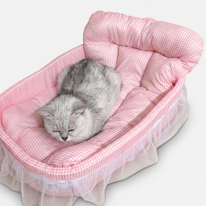 Ovales Haustier-Sofabett Mit Kissen -  Pawsofa