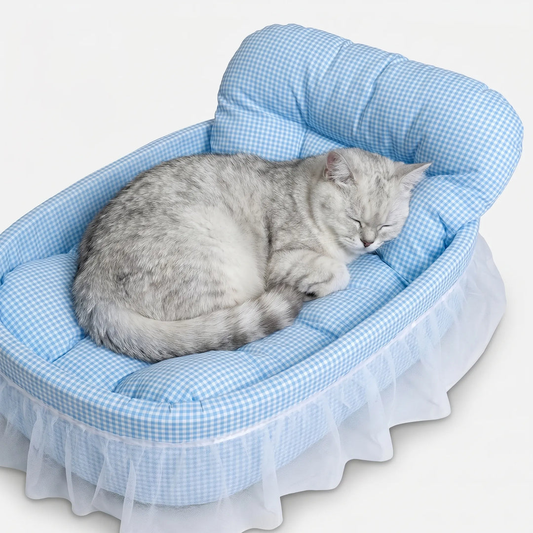 Ovales Haustier-Sofabett Mit Kissen -  Pawsofa