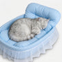 Ovales Haustier-Sofabett Mit Kissen -  Pawsofa