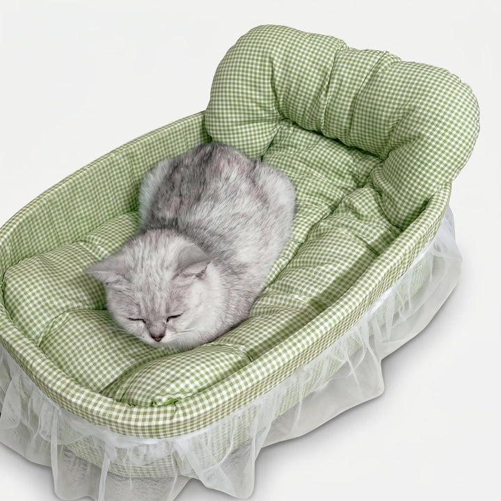 Ovales Haustier-Sofabett Mit Kissen -  Pawsofa