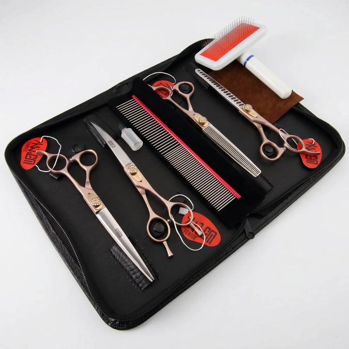 Professionelles Hundepflege-Scherenset In Tasche -  PawStyler