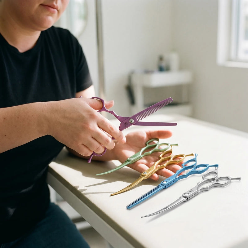 Professionelles Hundepflege-Scherenset Mit 3 Typen -  Groomsciss