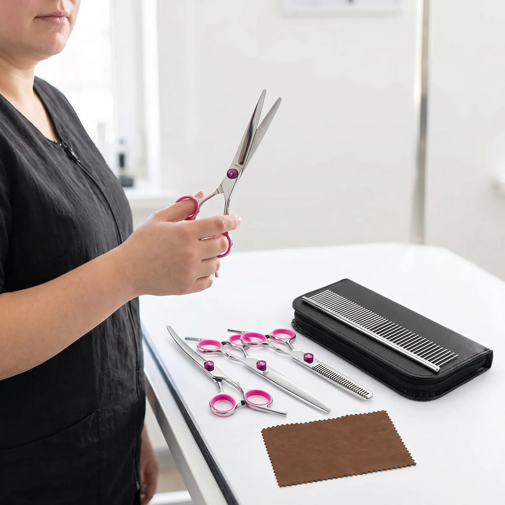 Profi-Scherenschnitt-Set Für Haustiere -  Groomlix