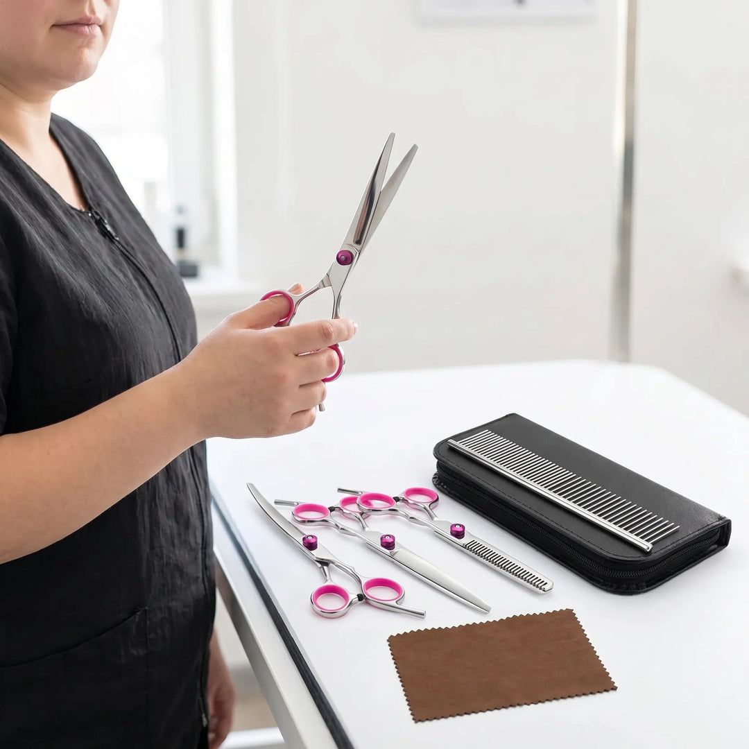 Profi-Scherenschnitt-Set Für Haustiere -  Groomlix
