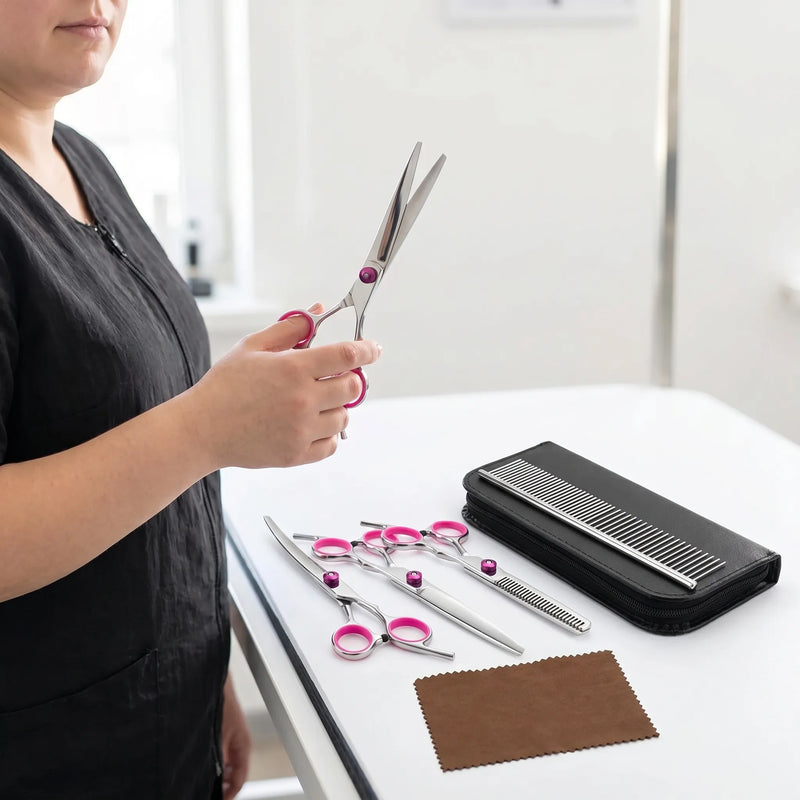 Profi-Scherenschnitt-Set Für Haustiere -  Groomlix