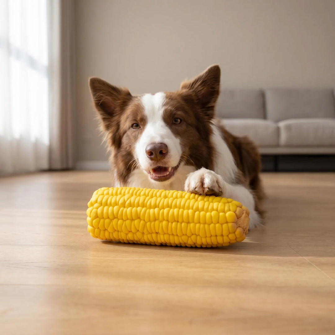 Quietschendes Hundespielzeug In Maisform -  Squixo