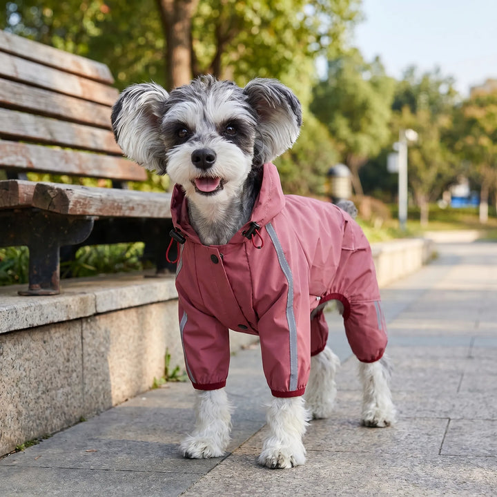 Reflektierender Regenanzug Für Hunde -  Drizzla