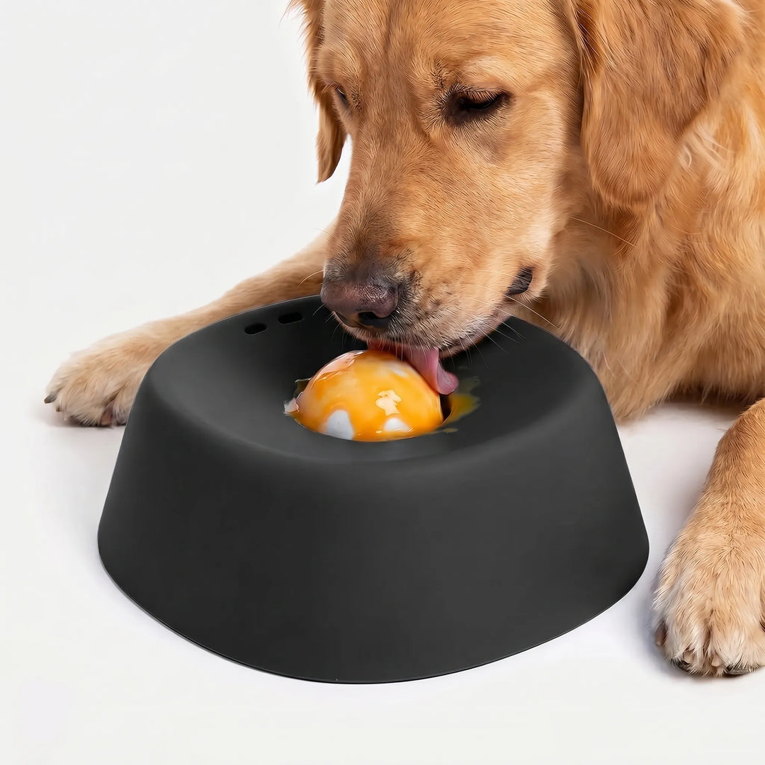 Rollball-Lecknäpf Mit Rutschfestem Sockel -  Lickaroll