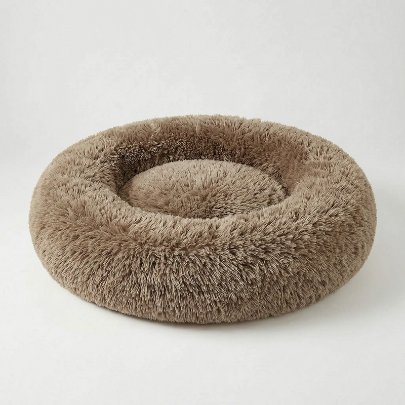 Rundes Flauschiges Haustierbett -  Fluffio