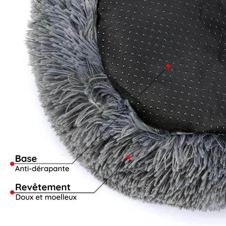 Rundes Flauschiges Haustierbett -  Fluffio
