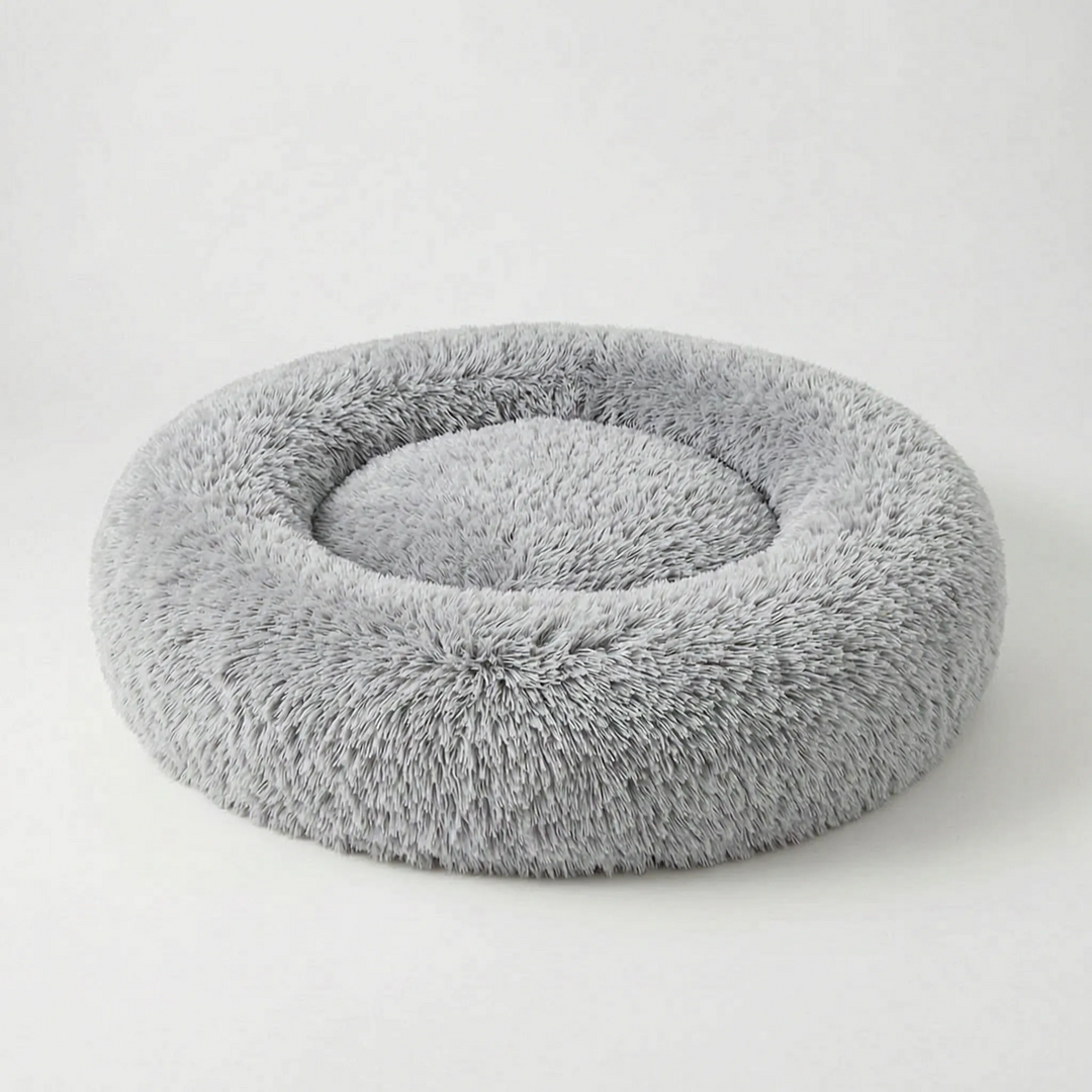 Rundes Flauschiges Haustierbett -  Fluffio