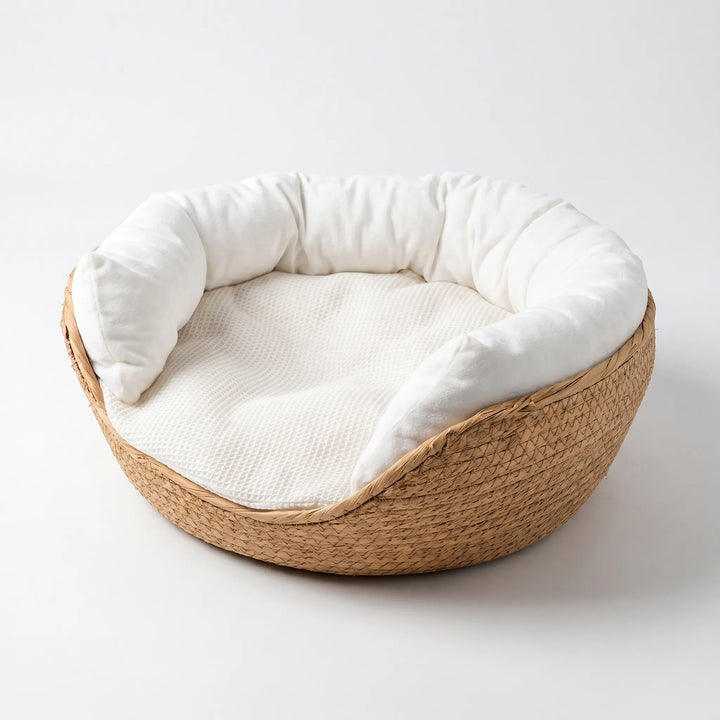 Rundes Gewebtes Haustierbett -  Weavila