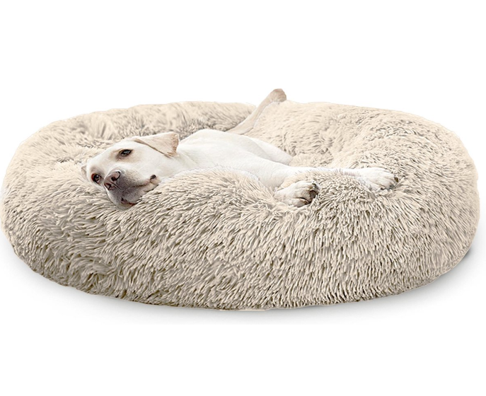 Rundes Hundebett Mit Rand -  Snugglo