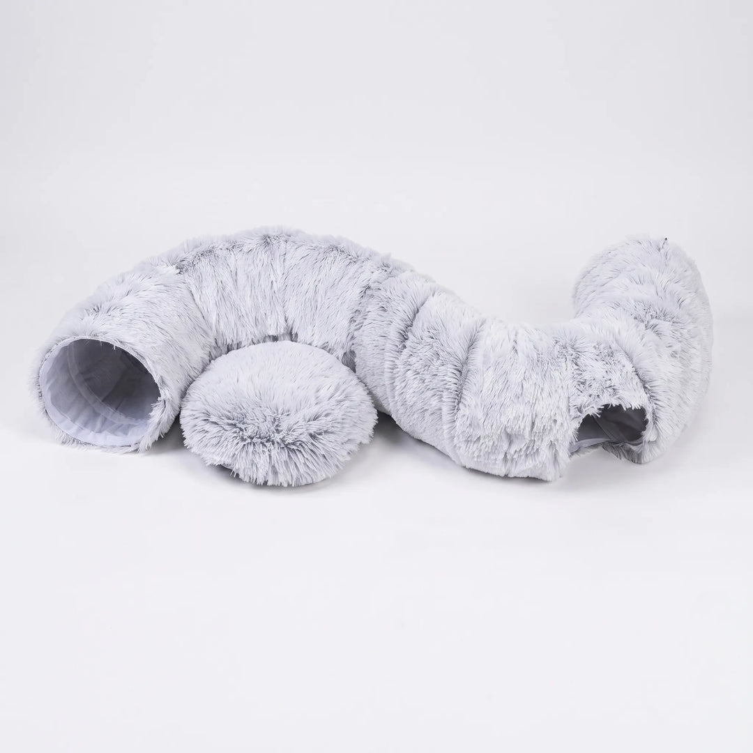 Rundes Katzenbett Mit Tunnel -  Purrring