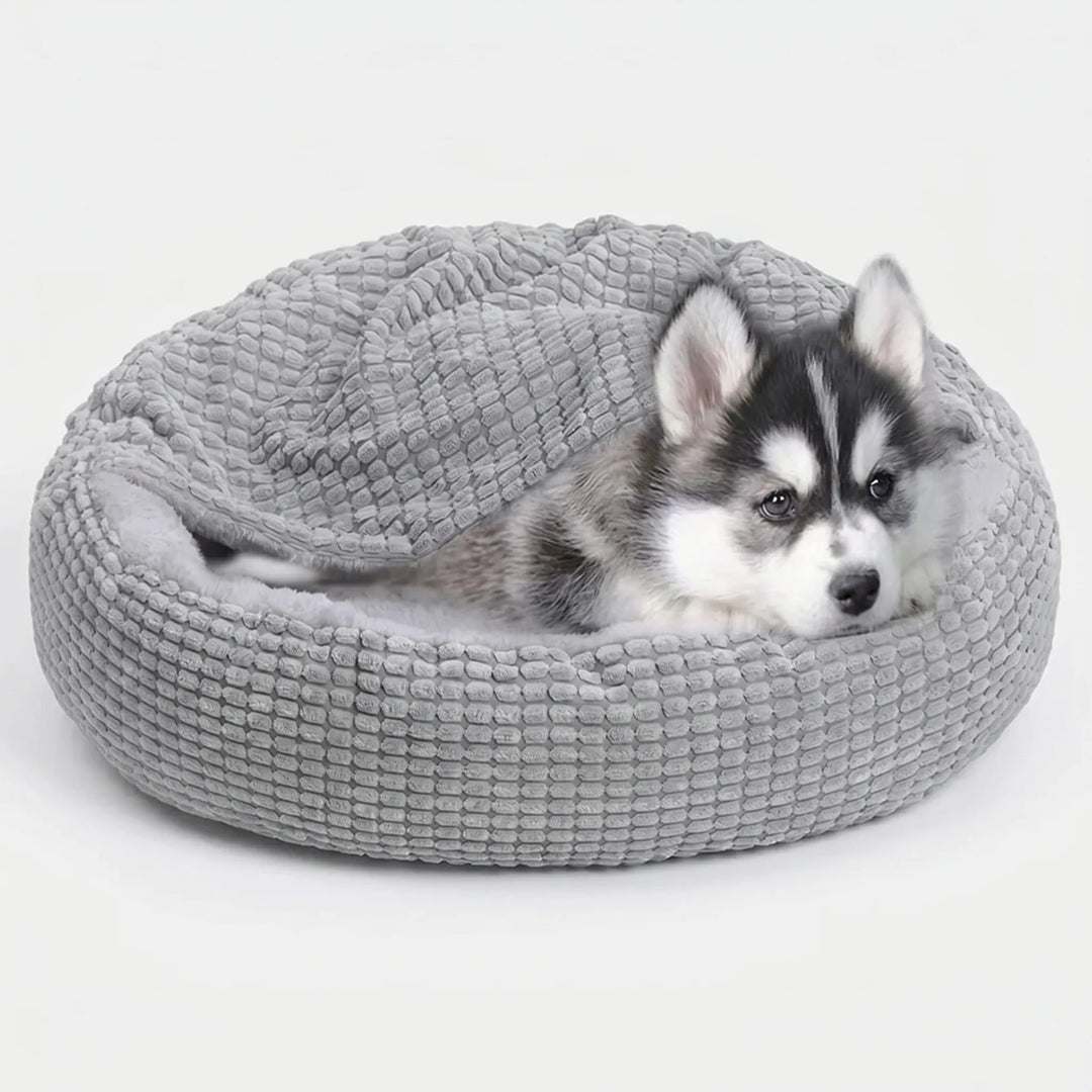 Rundes Kuschelbett Für Hunde Und Katzen -  Cozyrund