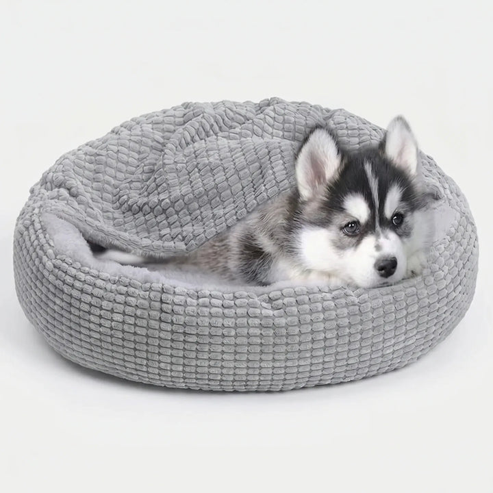 Rundes Kuschelbett Für Hunde Und Katzen -  Cozyrund