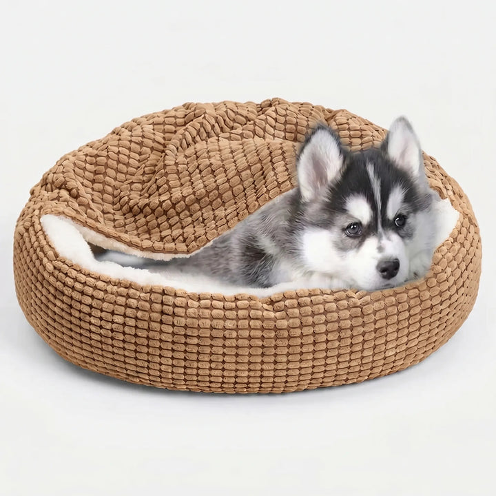 Rundes Kuschelbett Für Hunde Und Katzen -  Cozyrund