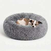 Rundes Plüsch-Tierbett Für Hunde Und Katzen -  Snugnest