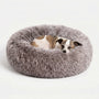 Rundes Plüsch-Tierbett Für Hunde Und Katzen -  Snugnest