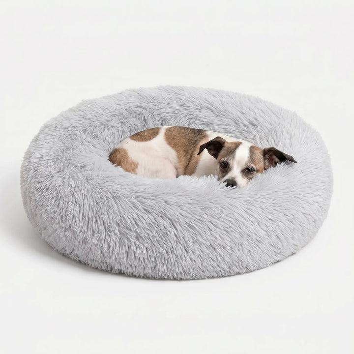 Rundes Plüsch-Tierbett Für Hunde Und Katzen -  Snugnest