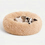 Rundes Plüsch-Tierbett Für Hunde Und Katzen -  Snugnest