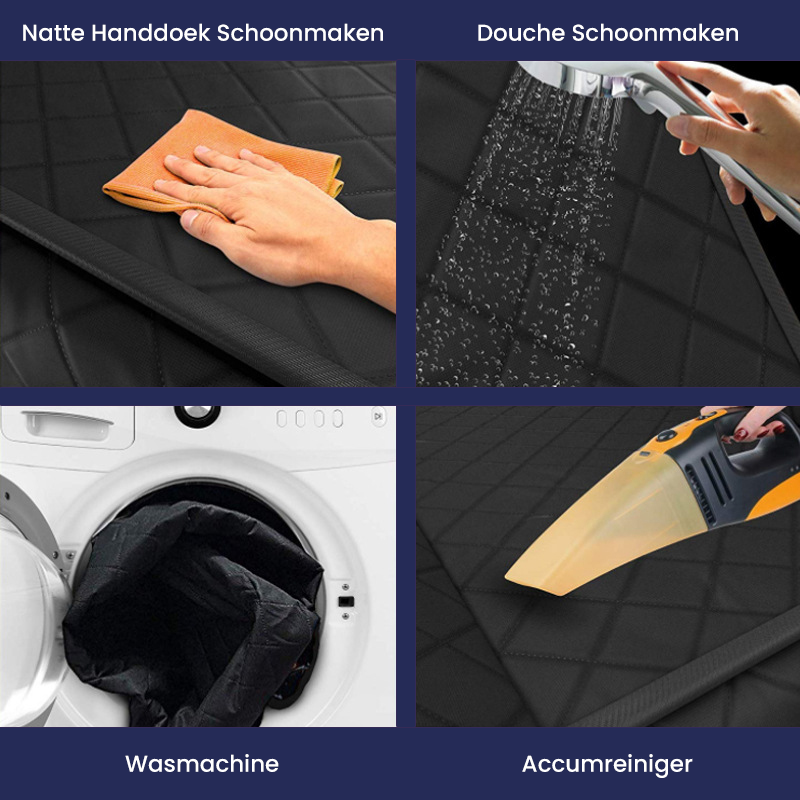 Schwarze Kofferraumschutzdecke -  Kargom