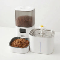 Smarter Futterautomat Mit Wasserbrunnen -  Nutriqo