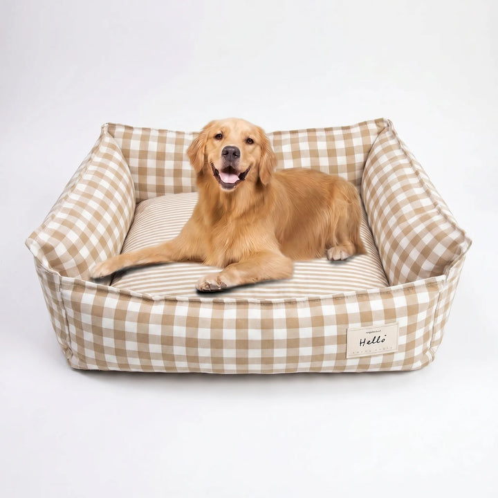 Sofa-Hundebett Mit Karomuster -  Fursofa