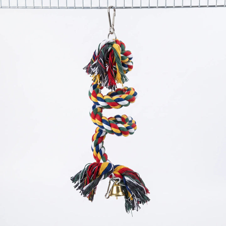 Spiralenförmiges Vogelspielzeug Für Papageien -  SpiralRope