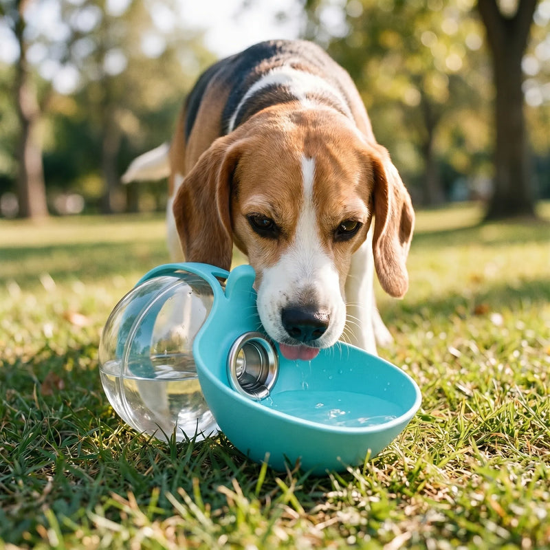 Tragbare Hunde-Wasserflasche -  AquaBall