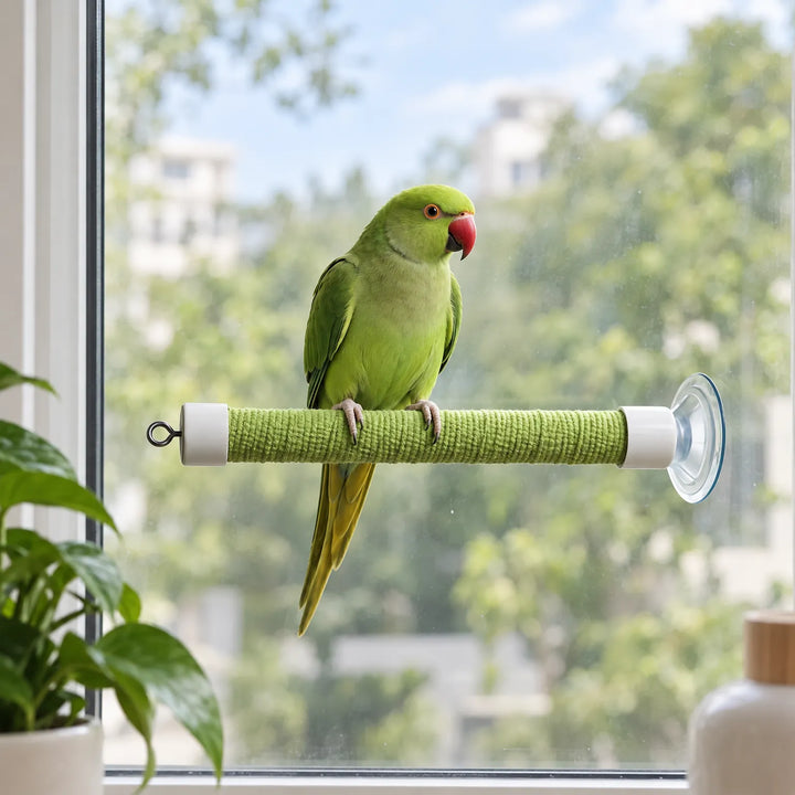 Tragbare Vogelsitzstange Mit Saugnapf -  AeroPerch