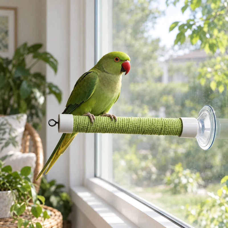 Tragbare Vogelsitzstange Mit Saugnapf -  AeroPerch