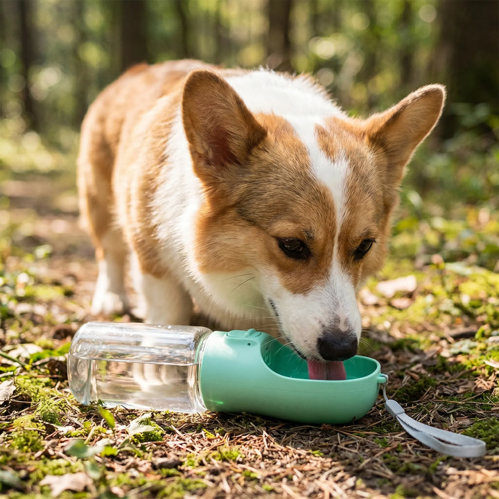 Tragbare Wasserflasche Mit Integriertem Napf -  Hydronia
