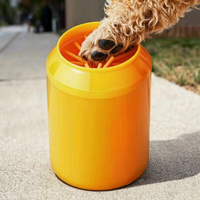 Tragbarer Pfoten-Waschbecher Mit Bürste -  PawSpa