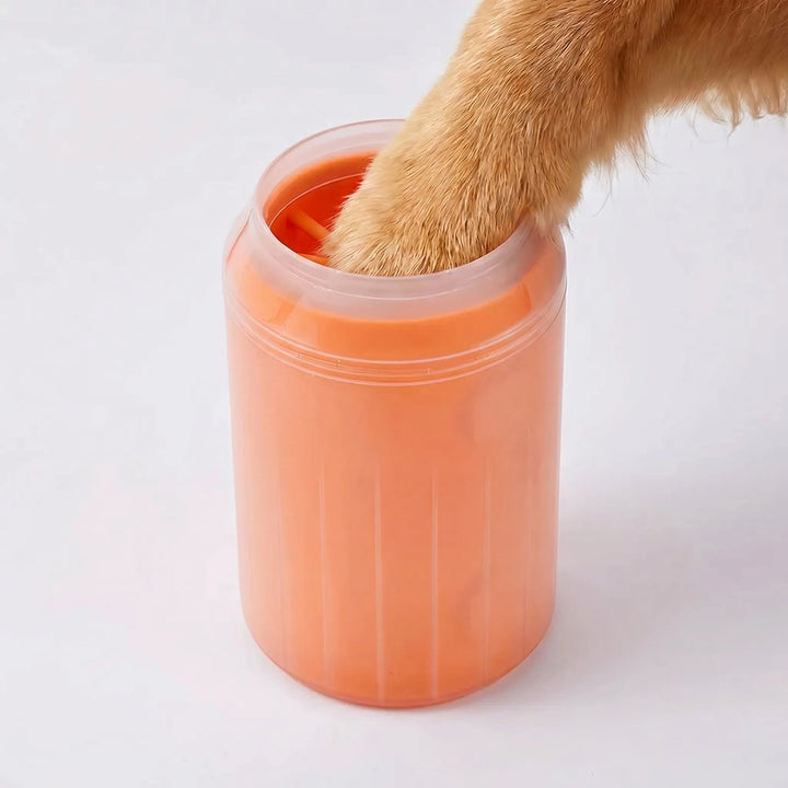 Tragbarer Pfoten-Waschbecher Mit Bürste -  PawSpa