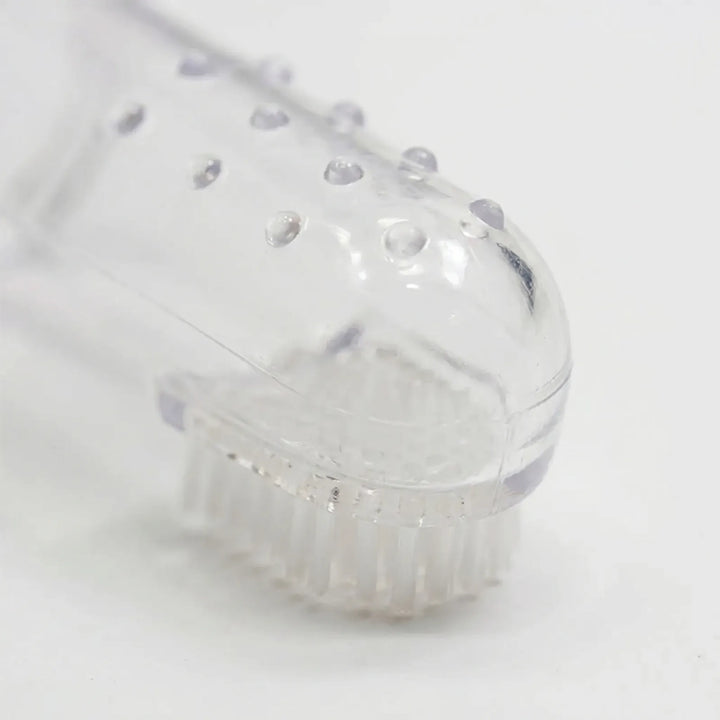 Transparente Fingerzahnbürste Für Haustiere -  Bristox