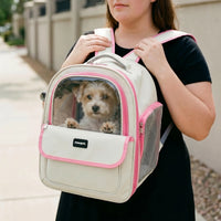 Transparenter Haustierrucksack -  Visiom