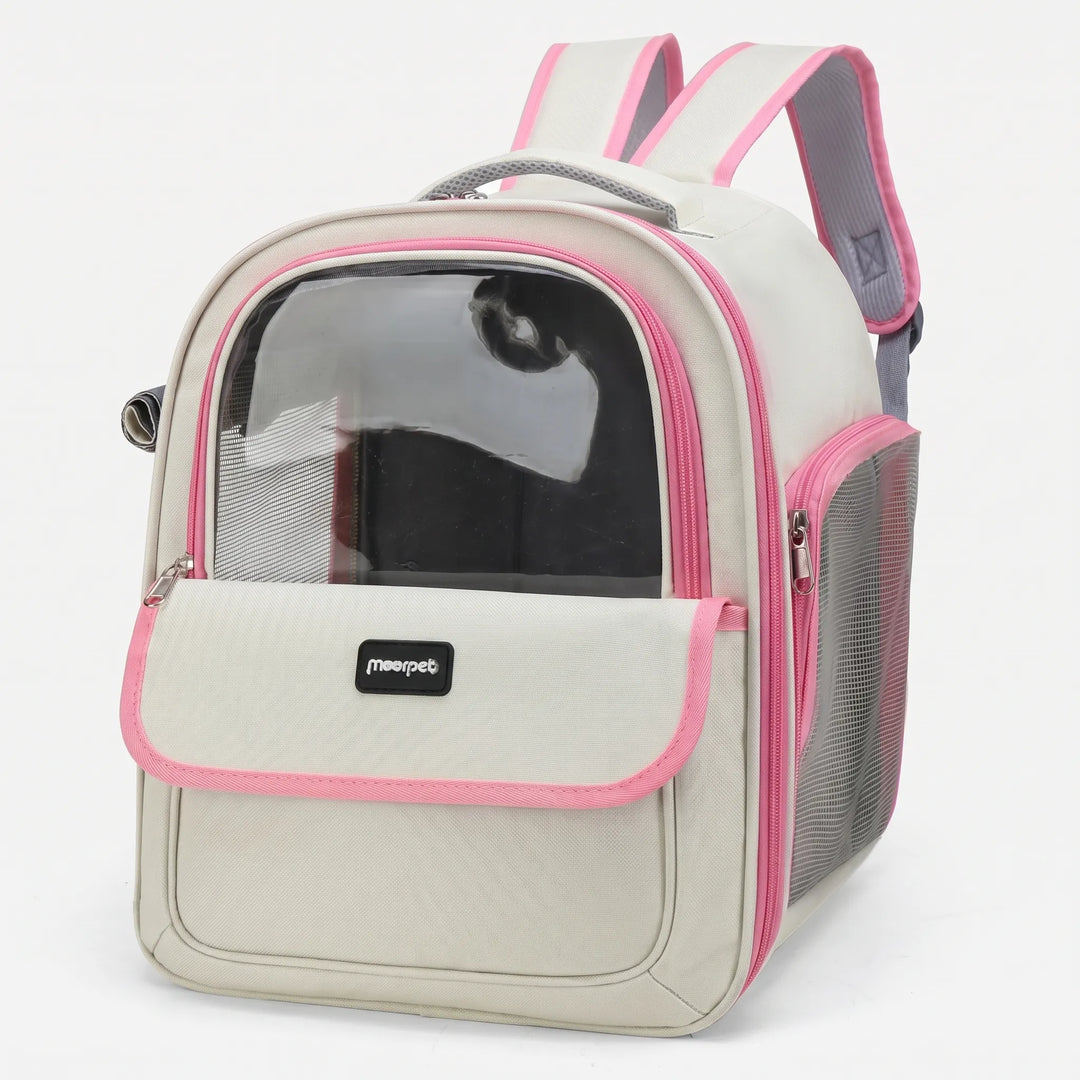 Transparenter Haustierrucksack -  Visiom