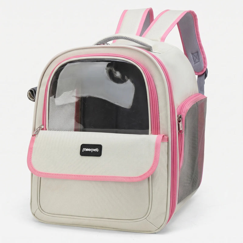Transparenter Haustierrucksack -  Visiom