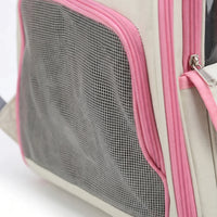 Transparenter Haustierrucksack -  Visiom